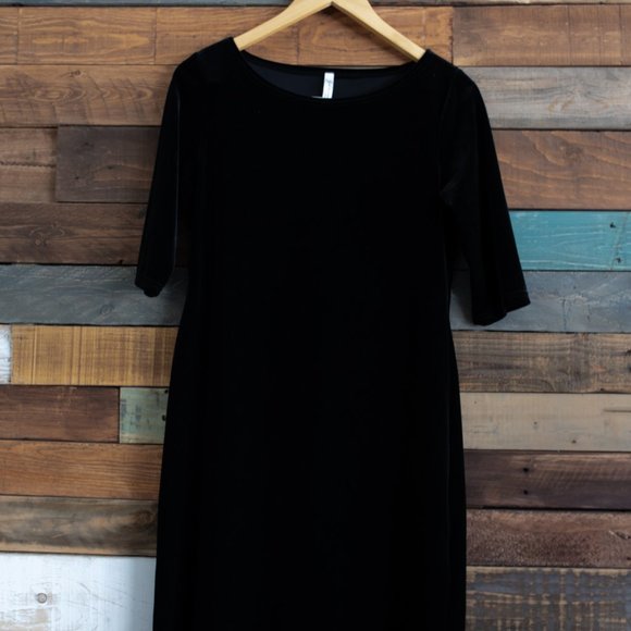 Velour Cocktail Dress - Picture 1 of 2